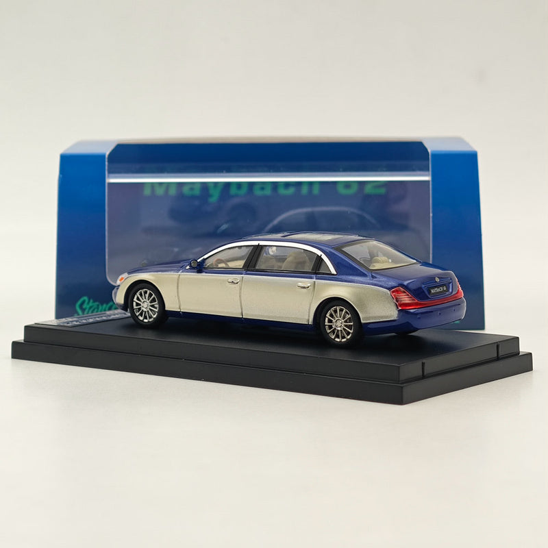 Stance Hunters 1/64 Mercedes Benz Maybach 62 Diecast Models Car Collection Blue