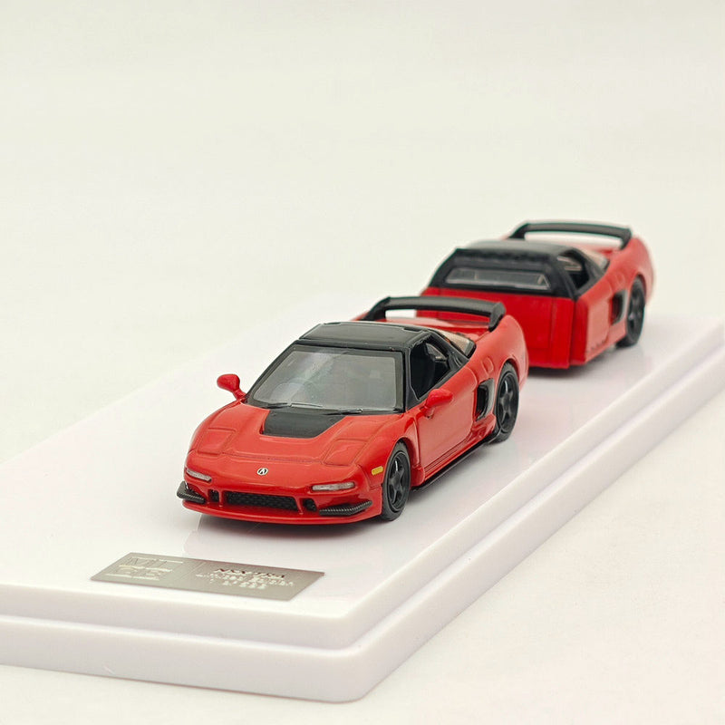 MLGB 1:64 Honda Acura NSX TRA Camper Trailer Sport Red Diecast Models Car Limited Collection