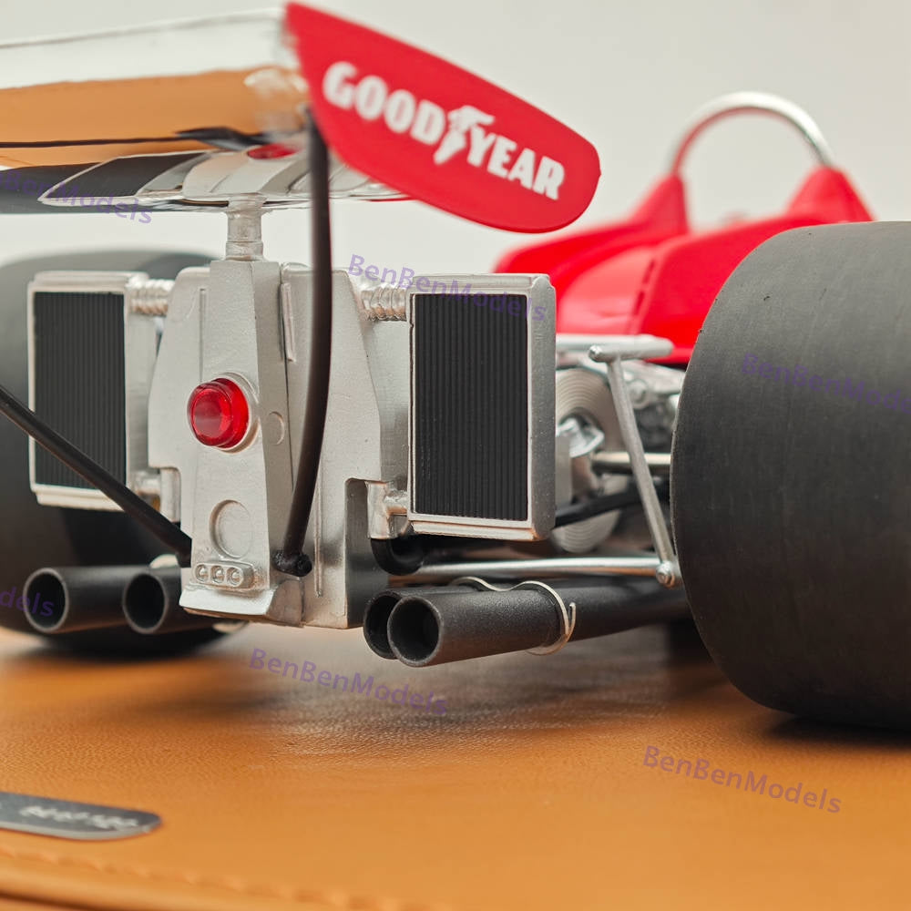 1/18 Tecnomodel Ferrari F1 312 B3-73 #7 SPAIN GP 1973 JACKY ICKX Red Resin Model