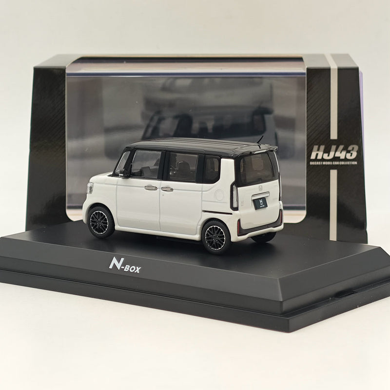 1/43 Hobby Japan Honda N-BOX Custom Platinum White Pearl & Black HJ431006WP