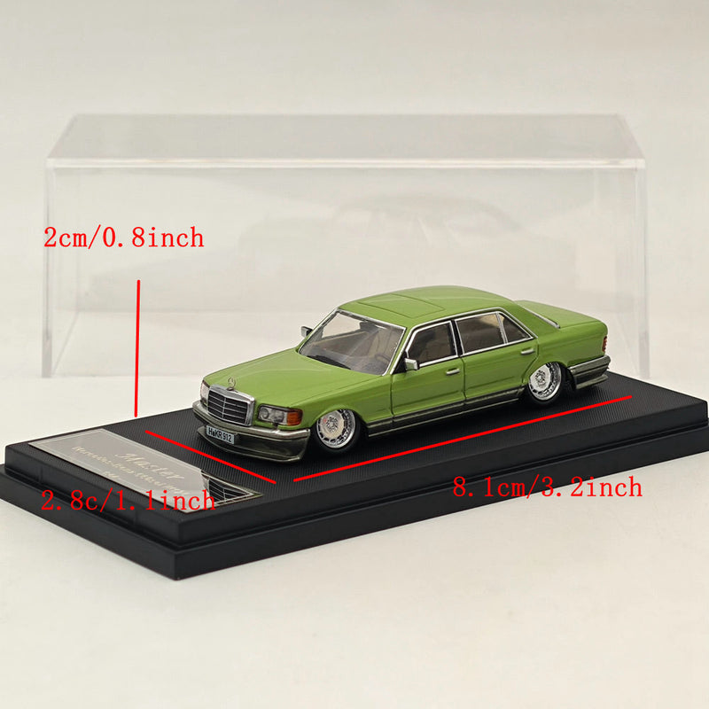 Master 1:64 Mercedes-Benz S560sel W126 Diecast Toys Car Models Miniature Hobby Collection Gifts