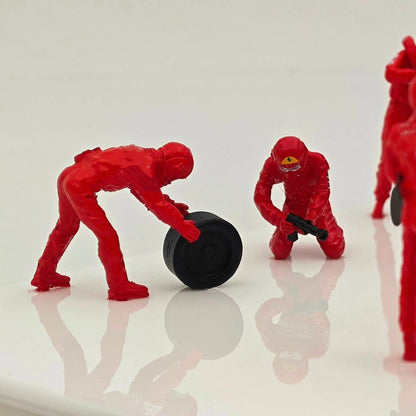 1/43 Scale F1 Pit Crew Resin Figures 12pcs Set for Racing Car Model Diorama