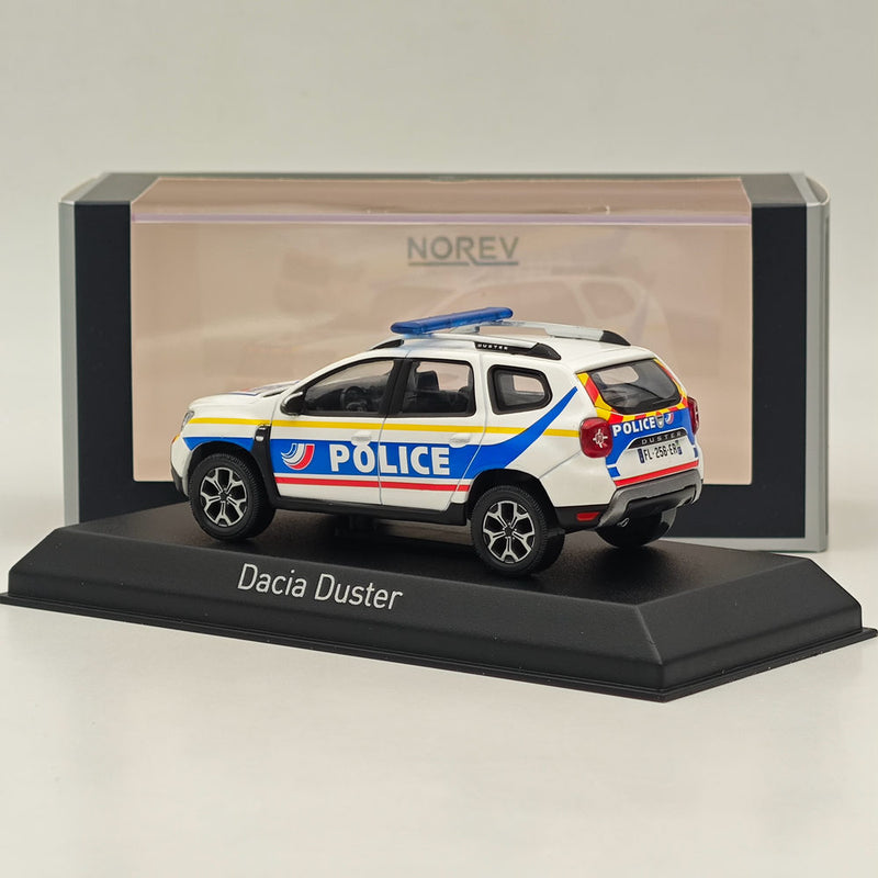 1/43 Norev Dacia Duster 2021 Police Nationale Guadeloupe Diecast Model Car White