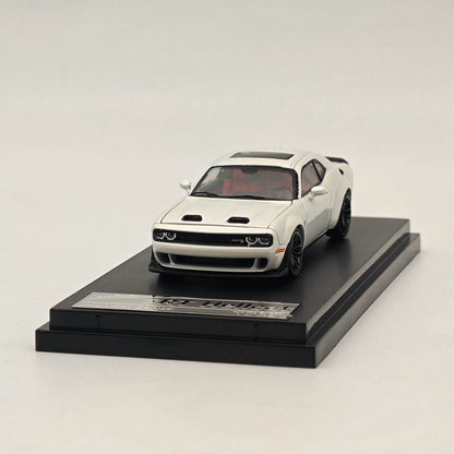 Stance Hunters 1/64 Dodge SRT Hellcat White Diecast Models Car Collection