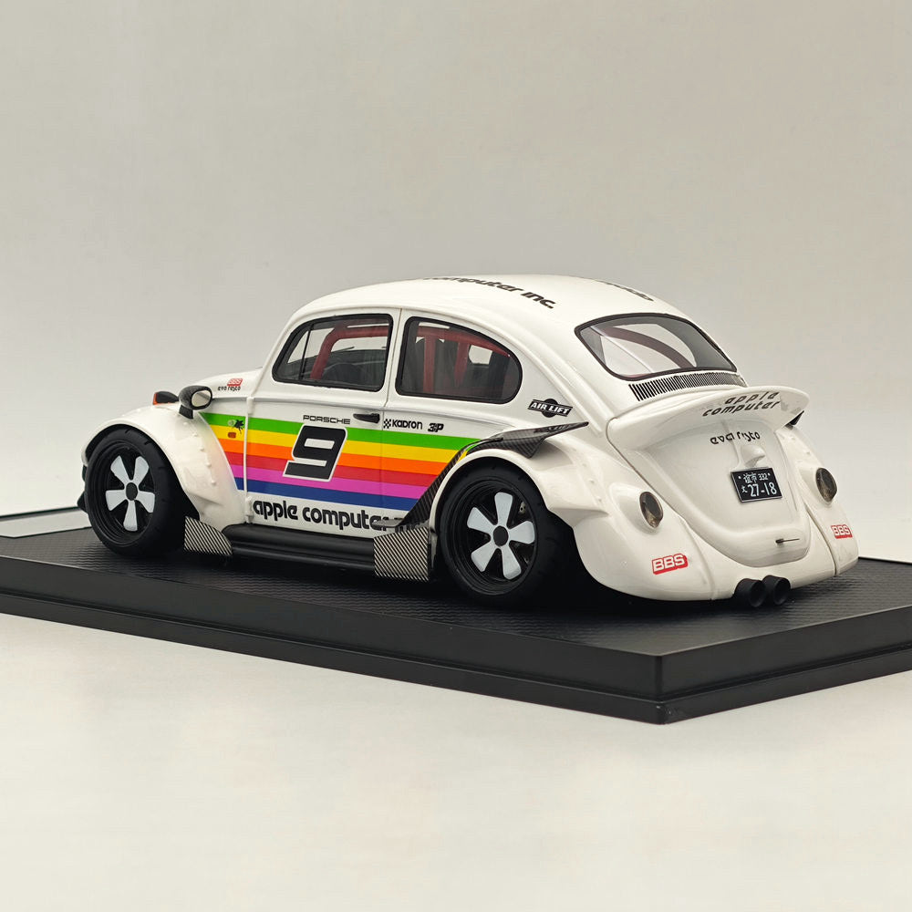 RAM Collectibles 1/18 RWB Volkswagen VW Beetle Apple WIDE BODY #9 White RM0028 Resin Model Car Limited Collection