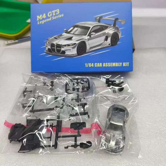 Elite Build 1:64 M4 GT3 Sectional Modification Kit Alloy Car Model Collection Ornaments