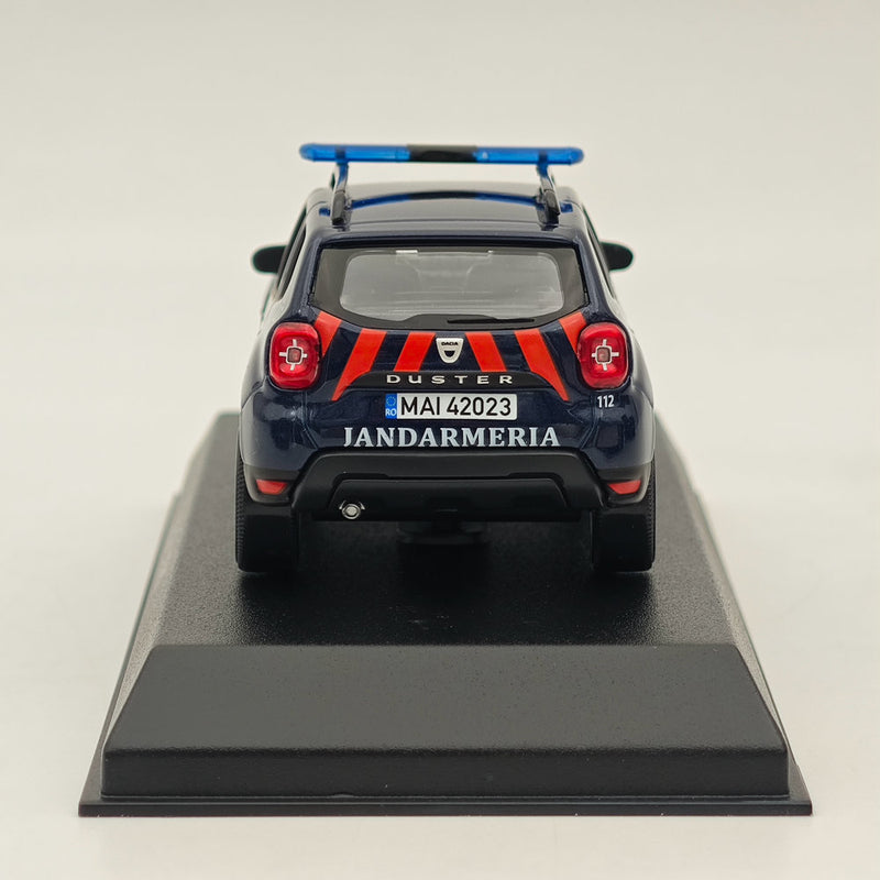 1/43 Norev Dacia Duster 2021 Jandarmeria Romana Blue Diecast Model Cars Limited