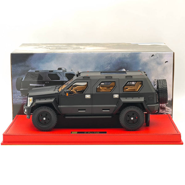 1/18 G-PATTON George S. Patton SUV Off-road Black Resin Car Model Limited Collection Auto Gift