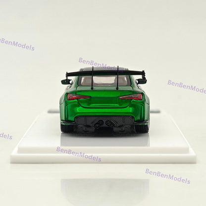 SW 1/64 M4 G82 GTR Flossmann Full Widebody Kit Diecast Model Car Limited Edition