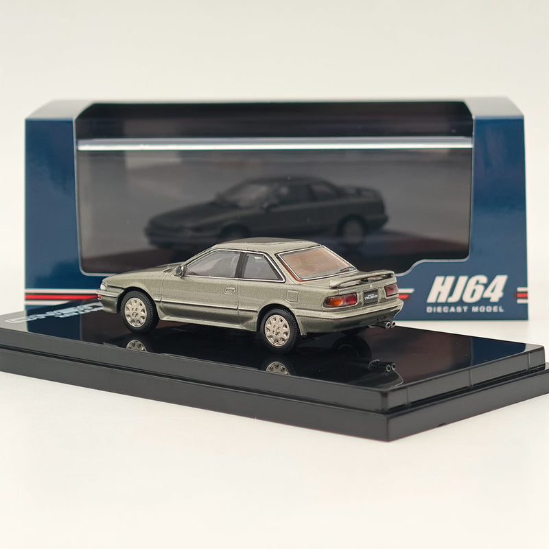 Hobby Japan 1/64 Toyota SPRINTER TRUENO GT APEX AE92 Grayish Green Metallic HJ641060AGY Diecast Model Car