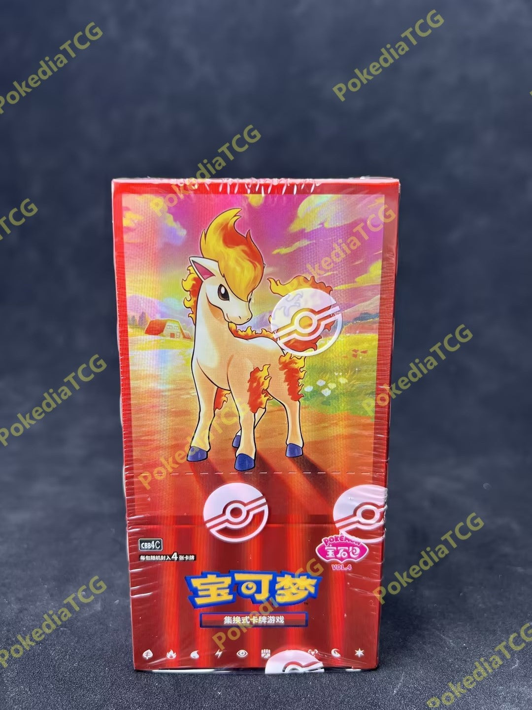 2026 IN STOCK Pokemon Chinese Exclusive Gem Pack Vol.4 CBB4C