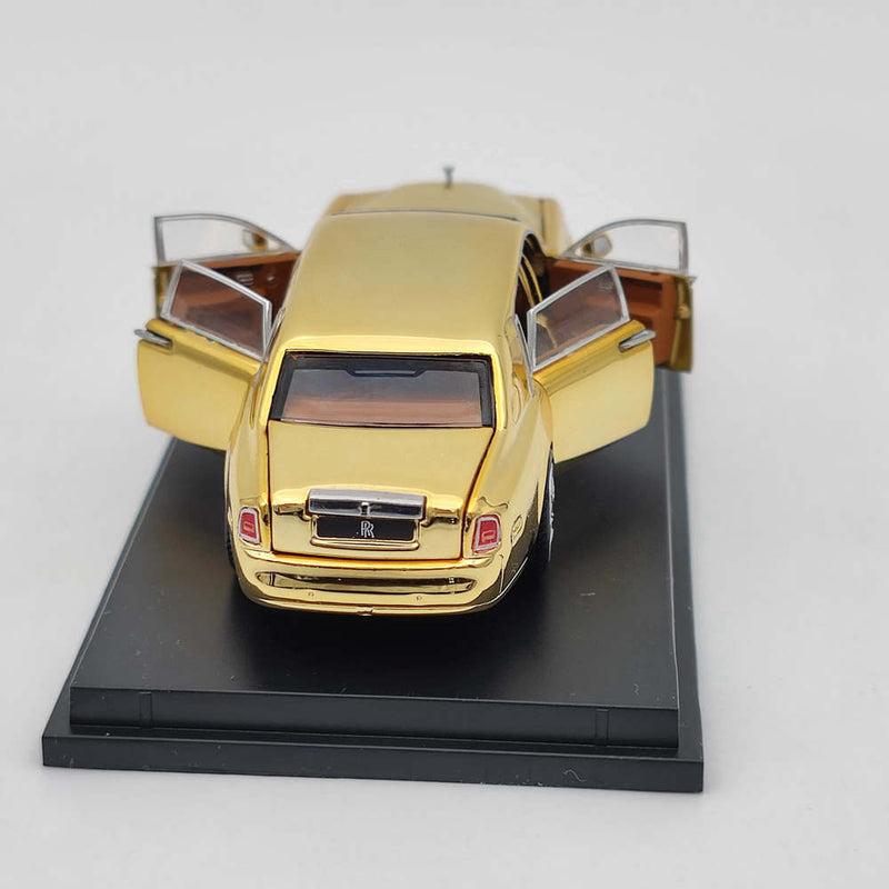 DCM 1/64 Rolls-Royce Phantom VII 7 6 Open the doors Diecast Models Car Gold Toys Gift