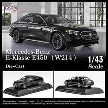 IScale 1:43 Mercedes-Benz E-Klasse E450 W214 Black DieCast Alloy Car Model Gifts