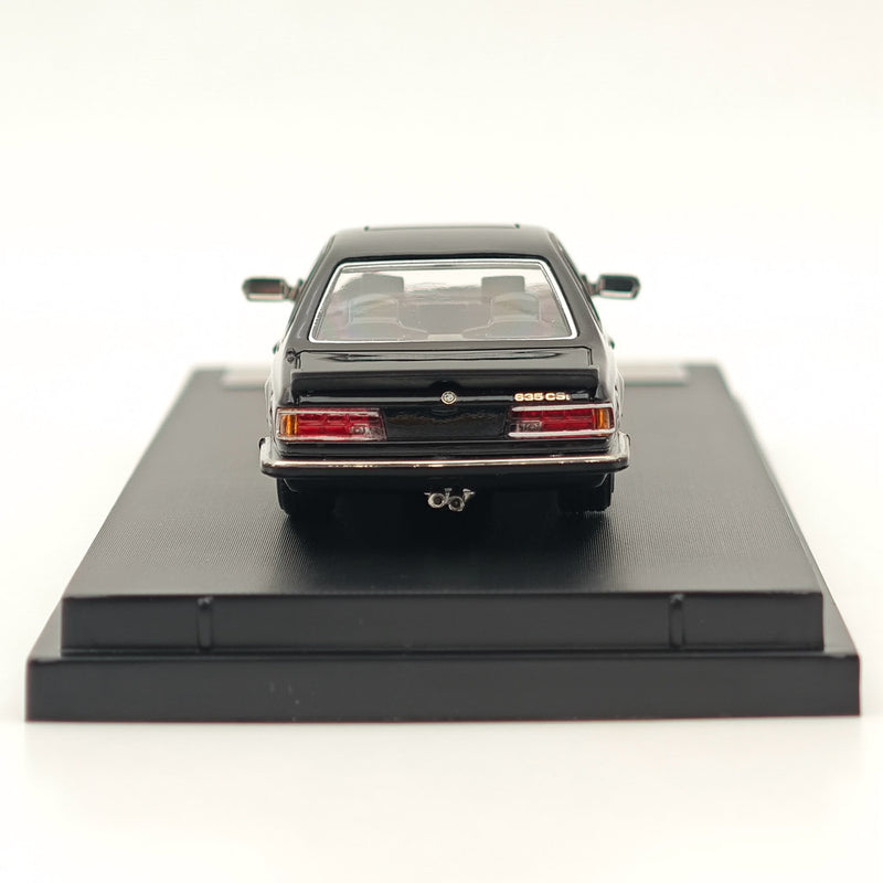 1/64 STREET WARRIOR BMW E24 6 Series 635 CSI Black Diecast Models Car Collection