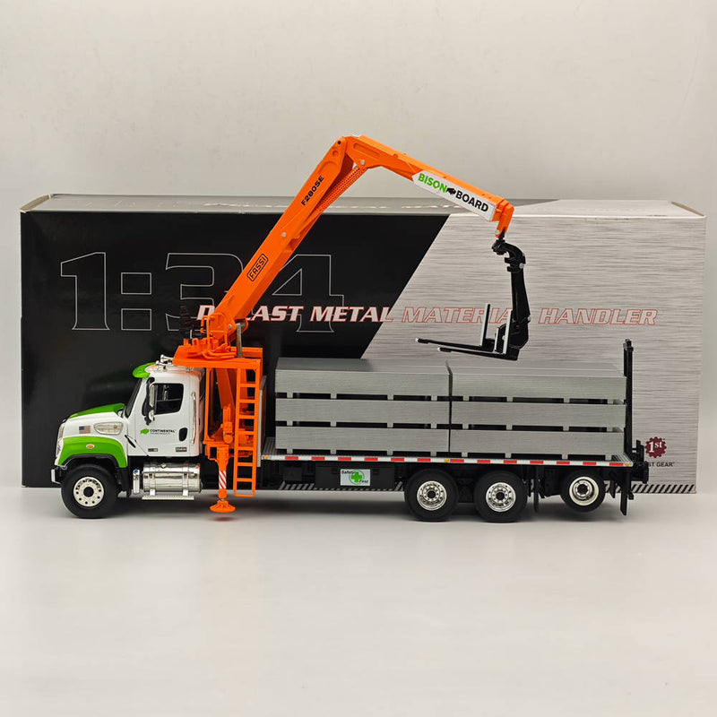 FIRST 1:34 Freightiner M2-114SD Fassi Boom Material Handler with Drywall Stacks