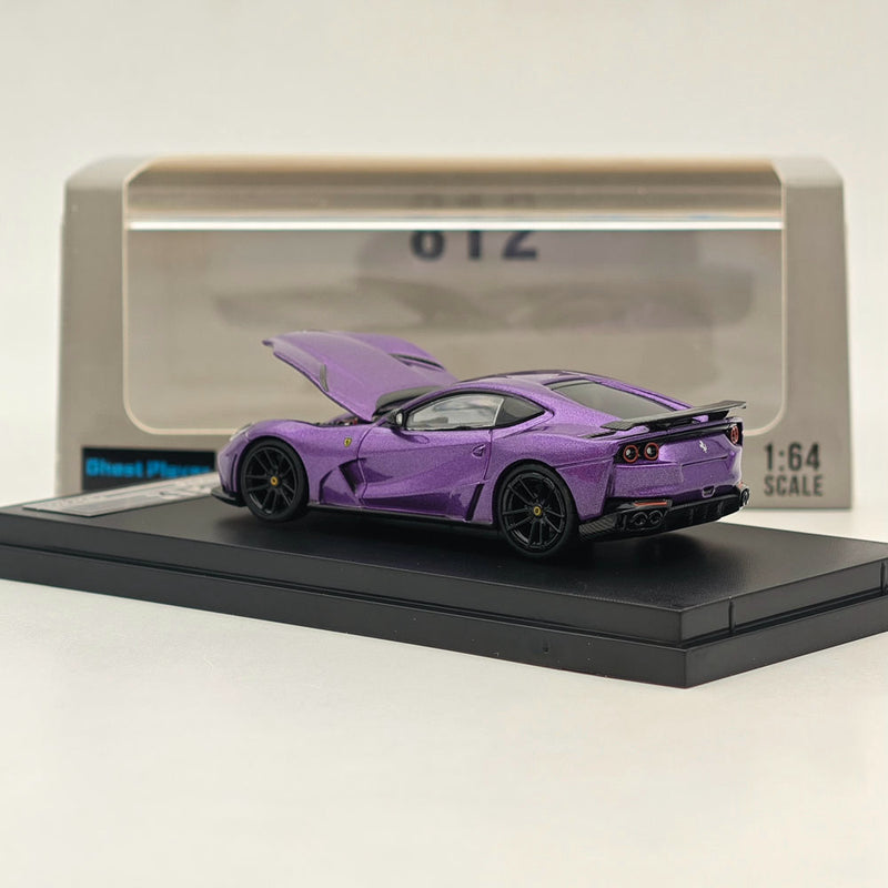 Little Toys 1/64 Ferrari 812 V12 Novitec Alloy Models Car Collection Purple