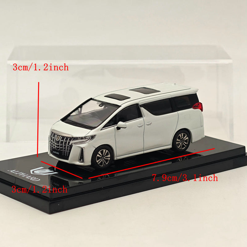 1/64 Hobby Japan Toyota ALPHARD(H30W)with Sunroof White Pearl Crystal Shine