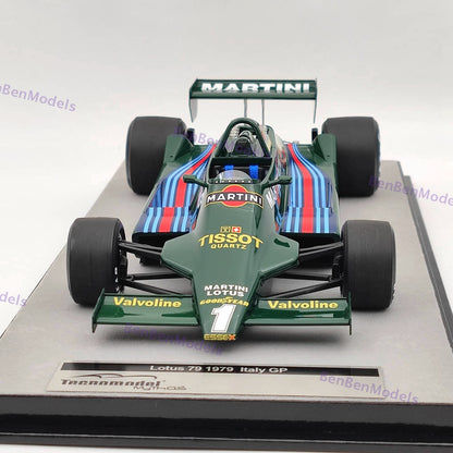 1/18 Tecnomodel Mythos Series Lotus 79 1979 ltaly GP Car #1 Mario Andretti Green