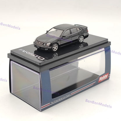 1/64 Hobby Japan TOYOTA ARISTO V300 VERTEX EDITION Black Diecast HJ641030ABK