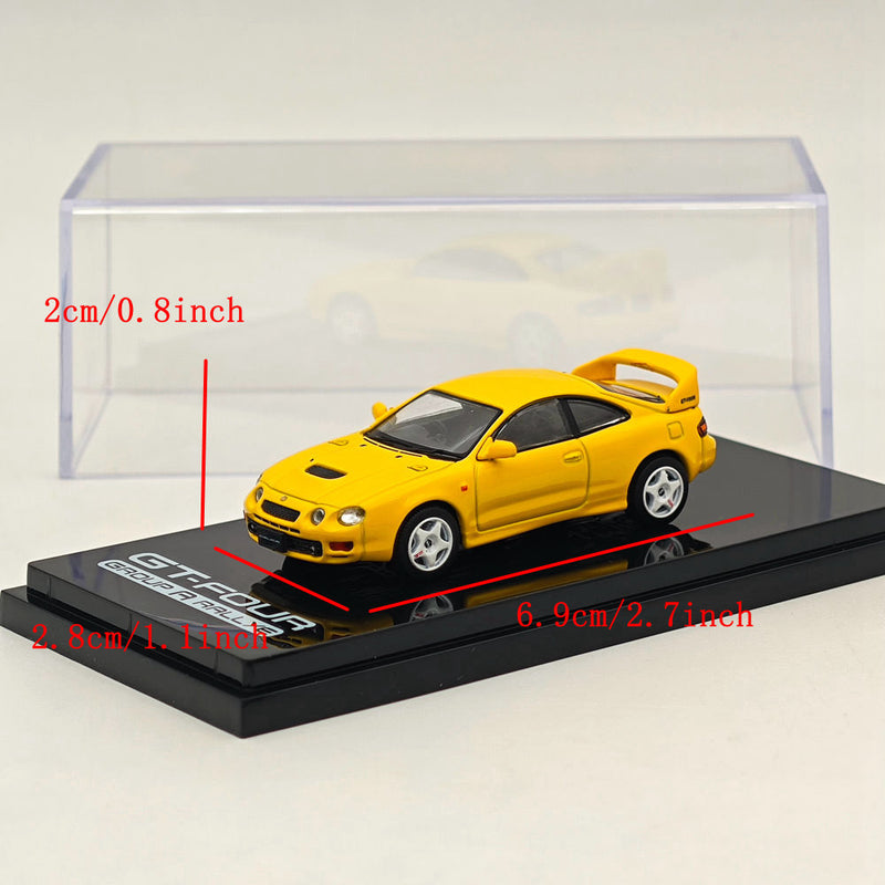 1/64 Hobby Japan Toyota CELICA GT-FOUR ST205 JDM STYLE Yellow HJ642064AY Diecast