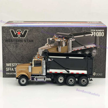 1/50 DM WESTERN STAR 4900 SFFA Tandem Axle Dump Truck Collectible Diecast 71080