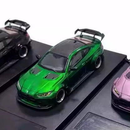 MJ 1:64 M4 G82 Alloy Diecast Toys Car Models Bearings Wheels Gifts