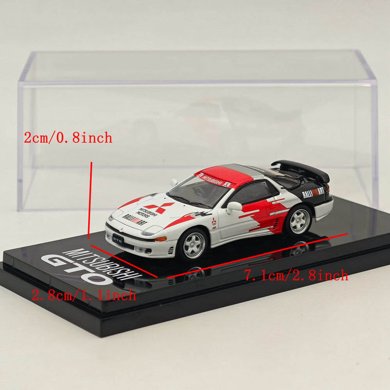 1/64 Hobby Japan Mitsubishi GTO TWIN TURBO RALLIART White Diecast Model Car