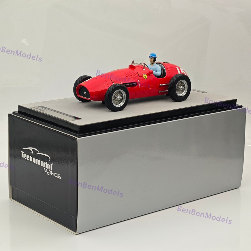 Tecnomodel 1/18 Ferrari 500 F2 Mythos Winner Gp England  A.Ascari 1952 #15 Resin