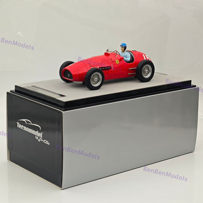Tecnomodel 1/18 Ferrari 500 F2 Mythos Winner Gp England  A.Ascari 1952 #15 Resin