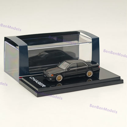 Hobby Japan 1/64 Toyota CHASER TOURER V (JZX100) 1998 JDM STYLE Black HJ644072BK