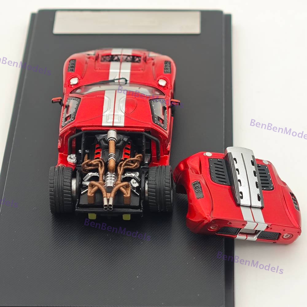 RM 1:64 GT40 Hood Magnetic Limited Edition Alloy Car Model - Two Styles