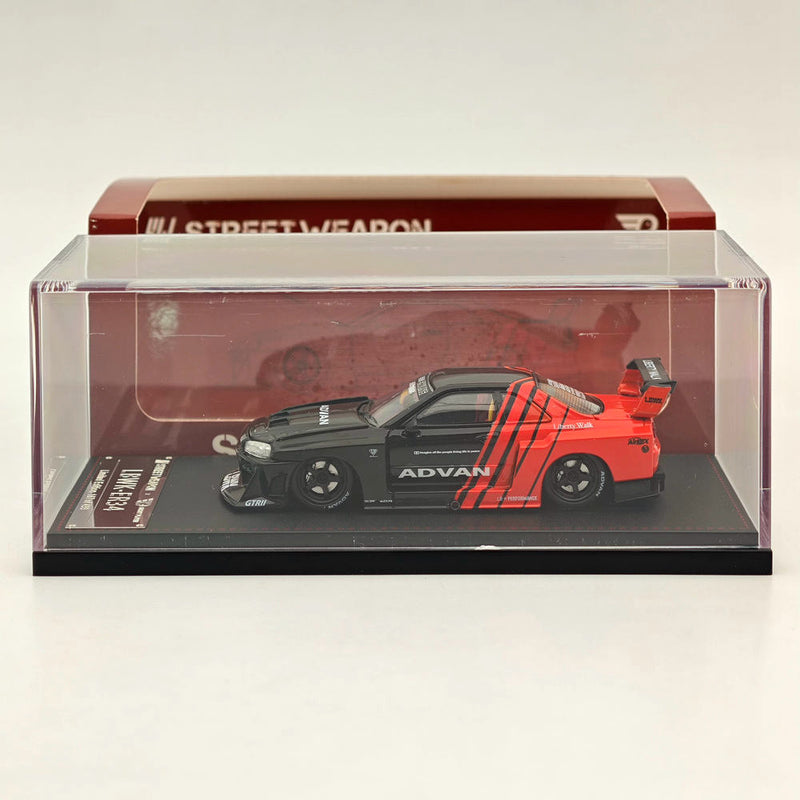 1:64 Street Weapon Nissan Skyline LBWK ER34 Super Silhouette ADVAN Diecast