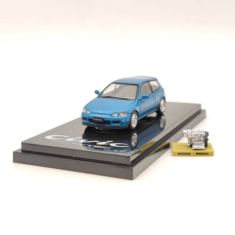 Hobby Japan 1:64 Honda Civic EG6 SiR Ⅱ With Engine Display Model Car HJ641017GG