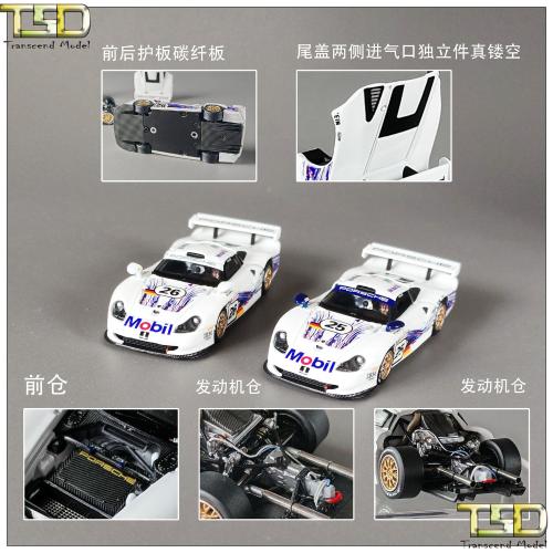 TSD 1:64 1997 911 GT1 LM Openable- hood Alloy Model- Collectible Gifts
