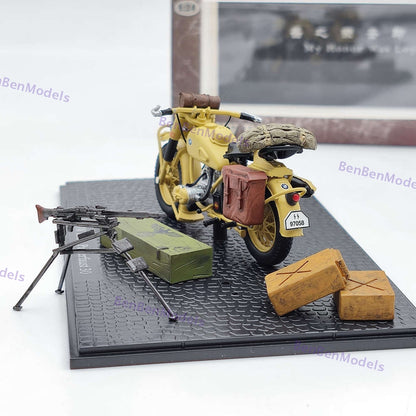 1:24 BMW R75 Panzerfaust 30 World War II 1939-1945 Motorcycle Diecast Model