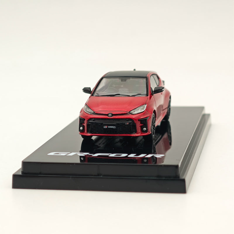 Hobby Japan 1:64 Toyota GR-Four YARIS RZ High performance Emotional Red ll HJ642024HR Diecast Models Car Collection