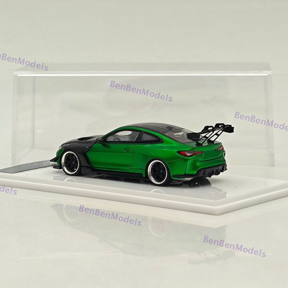 SW 1/64 M4 G82 GTR Flossmann Full Widebody Kit Diecast Model Car Limited Edition