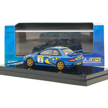 1/64 Hobby Japan SUBARU IMPREZA WRC 1997 #3 MONTE-CARLO Bleu Modèles moulés sous pression 