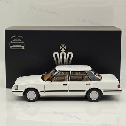 1/18 Toyota Crown Seventh Generation MS122 White Beige Diecast Model Car