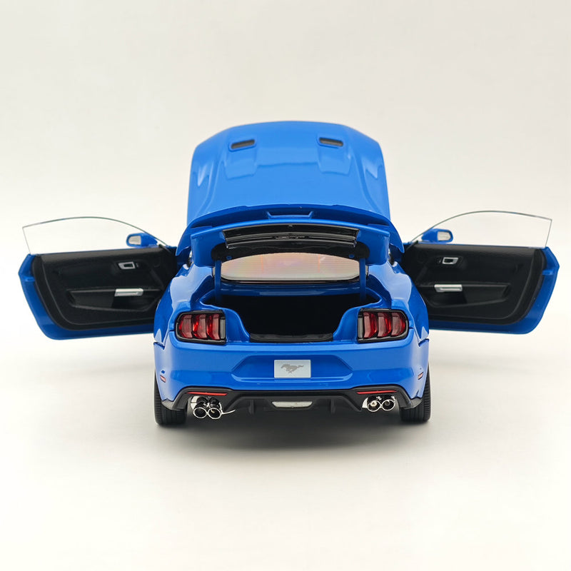 DM 1/18 Scale Model Replicas Ford Mustang GT 2019 Blue RHD Diecast Car Miniature Hobby Gifts