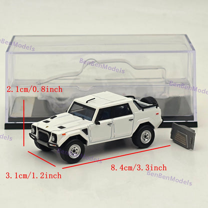 1:64 Shadow Pro LM002 SUV LHD Pearl White Diecast Metal Car Limited