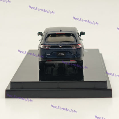 1/64 Hobby Japan VEZEL e: HEV Z Midnight Blue Beam Metallic Diecast HJ641071ABL