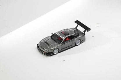 MORTAL 1/64 S14 GTSPEC V2 SEIJI OOKAWARA Diecast Toys Car Model Collectible  Gifts