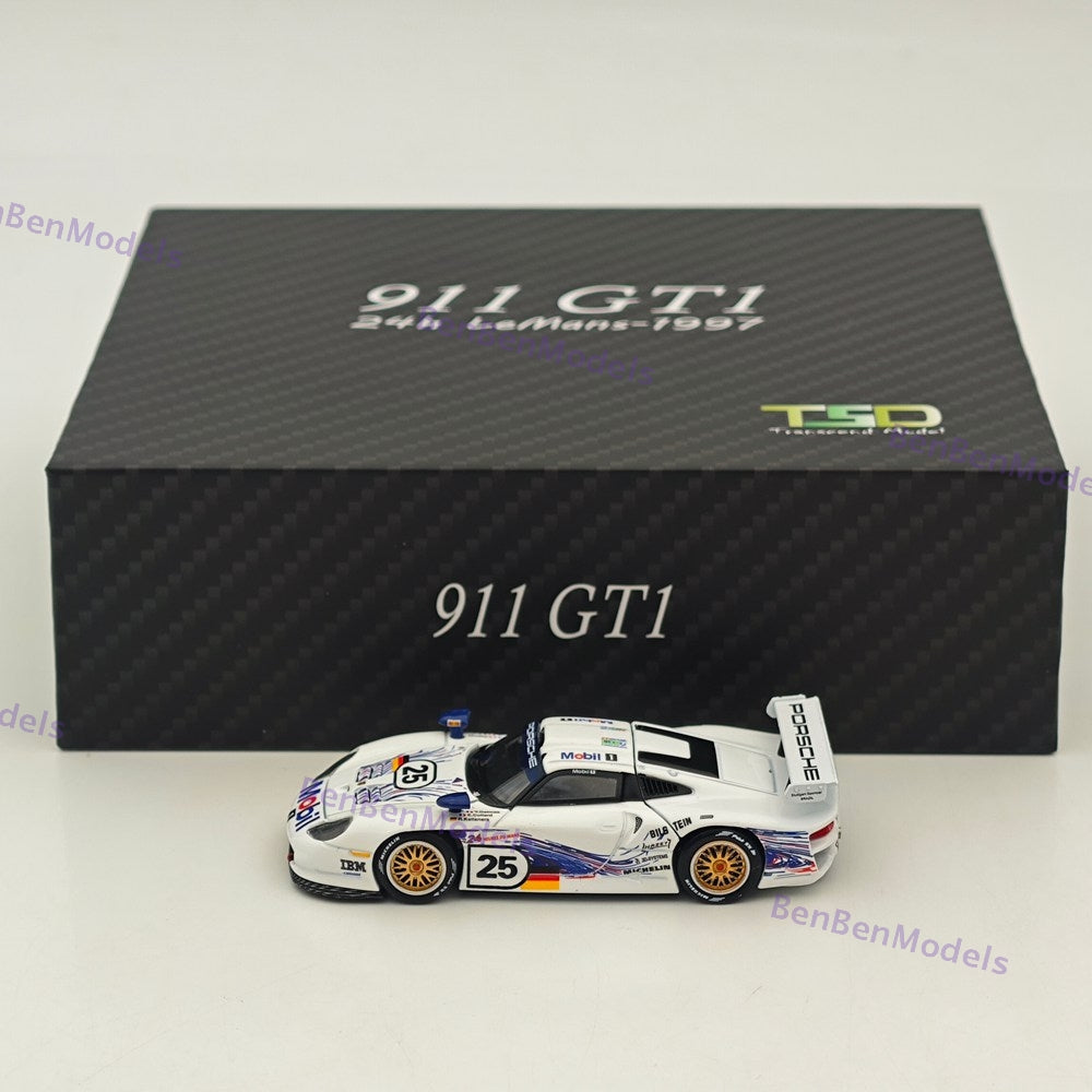 1:64 TSD 911 GT1 24h LeMans 1997 Openable - Hood Diecast Metal Car Limited