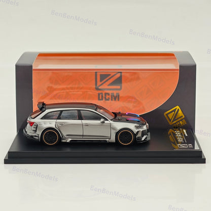 DCM 1:64 RS6 2NCS Wagon Widebody Kit Sports Model Diecast Metal Car
