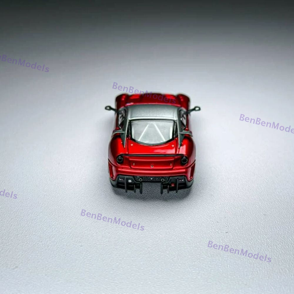 RM 1:64 Ferrari 599XX Racing Sports Model Diecast Car Model with Openable Hood
