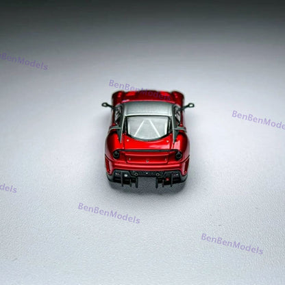RM 1:64 Ferrari 599XX Racing Sports Model Diecast Car Model with Openable Hood