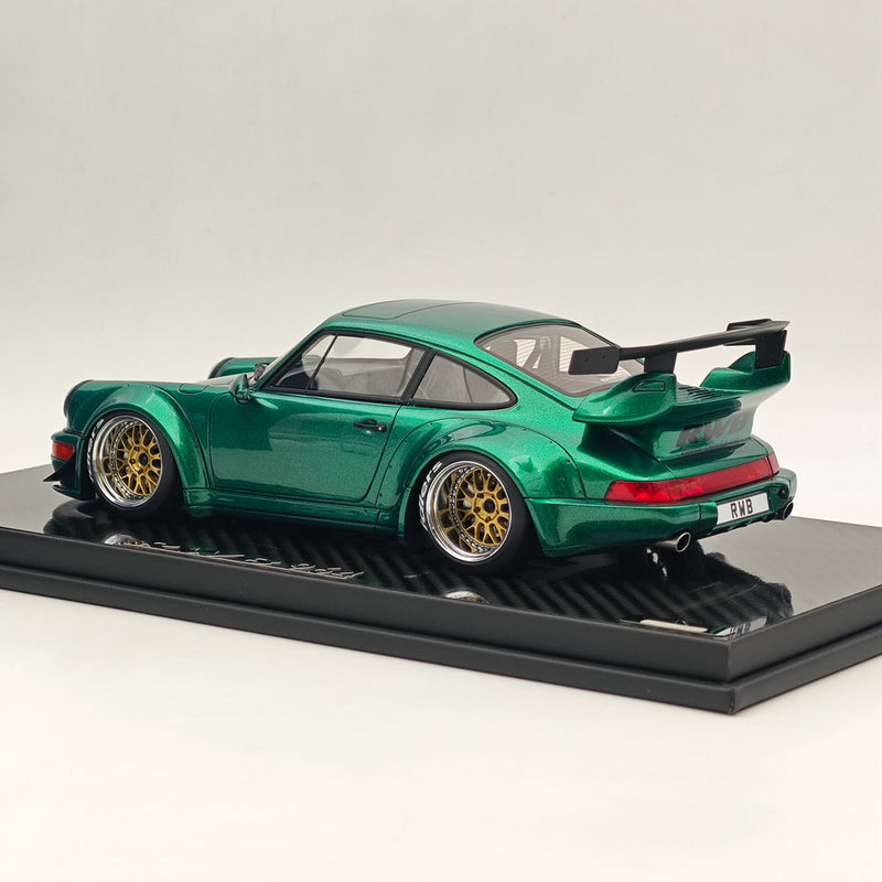 *RARE* TGM Model 1/18 RWB Porsche 911 964 Metallic Green TGM18002 Resin Limited Edition Collection