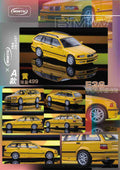 Pre-sale Mortal 1:64 BMW E36 Touring Station Wagon Diecast Toys Car Models Hobby Collection Gifts Limited Edition