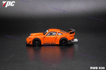 Pre-sale TPC 1:64 Scale 930 Metallic Orange Diecast Model Car Limited Collection